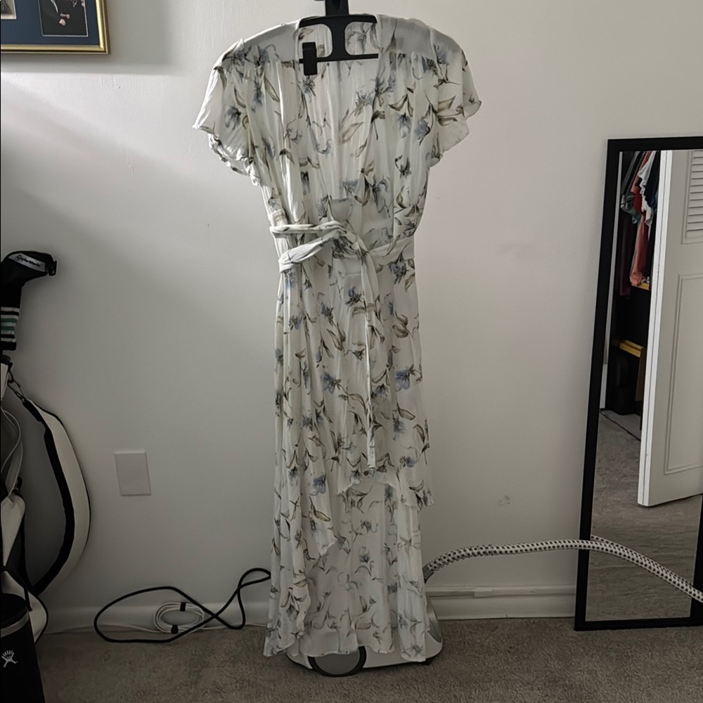 Promesa Floral Wrap Dress